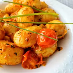 New Potatoes with Tomatoes and Rosemary