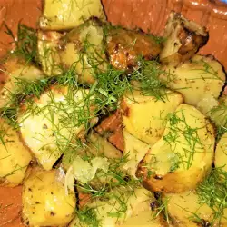 Oven-Baked Potatoes with Dill