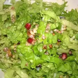 Spring Salad with Buckwheat and Pomegranate