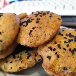 Savory Biscuits with Millet Flour, Chia and Sesame Seeds