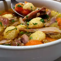 Meat Soup with Parsley