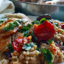 Turkey and rice with Peppers