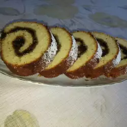Swiss Roll with marmalade