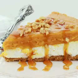 Cheesecake with ginger