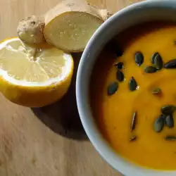Pumpkin Soup with ginger