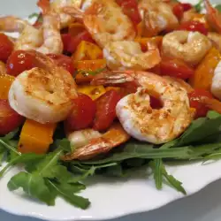 Healthy Salad with Shrimp