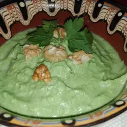 Puree with parsley