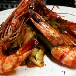 Wok-Fried King Prawns