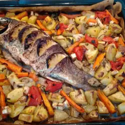 Fish in oven with Garlic