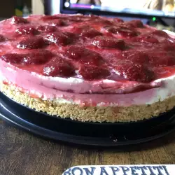 Strawberry Cheesecake with Jam