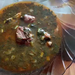 Spring Stew with Dock and Beef