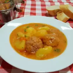 Stew with breadcrumbs