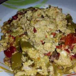 Scrambled Eggs with peppers