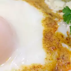 Fried Eggs with Savory