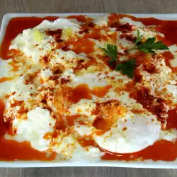 Poached Eggs with cheese