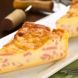 Quiche with emmental
