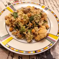 Cauliflower and Quinoa Salad with Tahini Dressing