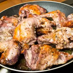 Roasted Rabbit with wine