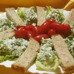 Vegetable Spread with cream cheese