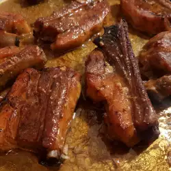 Ribs with white wine