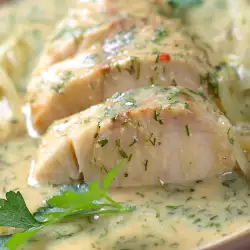 Oven Baked Fish with Cream