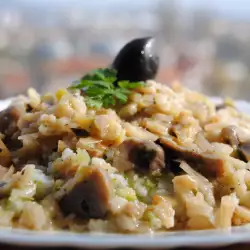 Risotto with white wine