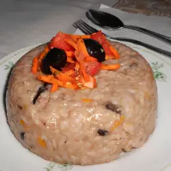 Risotto with Red Wine and Olives