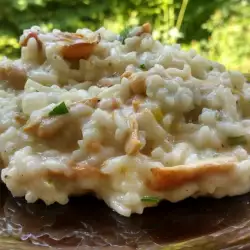 Mushroom Risotto with Garlic