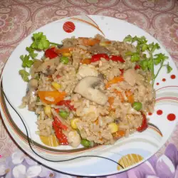Chicken Risotto with Mushrooms