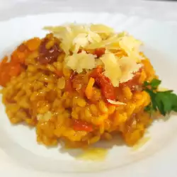 Risotto with Pumpkin and Dried Tomatoes