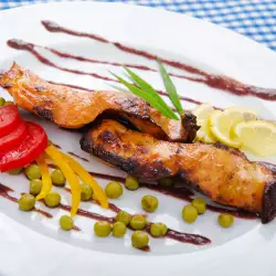 Oven-Grilled Sturgeon with Sauce