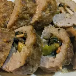 Turkey Roulades with Mustard and Wine