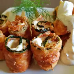 Vegetarian Appetizer with Mayonnaise