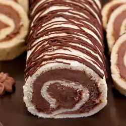 Biscuit Roll with Chocolate