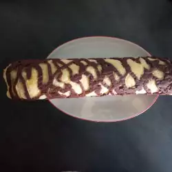 Swiss Roll with bananas
