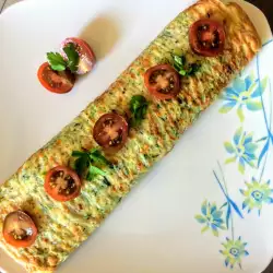 Zucchini Roll with Eggs