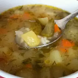 Russian recipes with broth