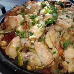 Chicken with Mushrooms and Olives