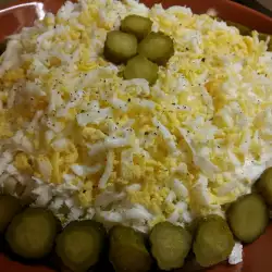 Potato Salad with Eggs and Cheese