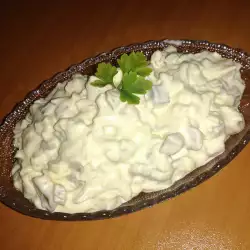 No Meat Salad with Cream Cheese