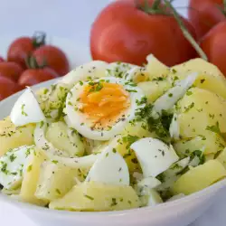 Potato Salad with Eggs and Parsley