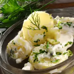 Potato Salad with cucumbers