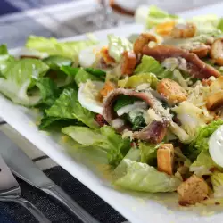 Caesar Salad with lettuce