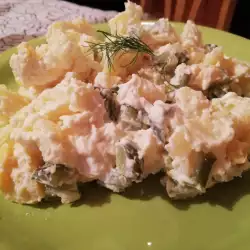 Potato Salad with Cucumbers and Corn