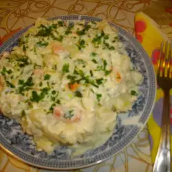 Potato Salad with Onion and Garlic