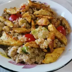 Quinoa with Soy Sauce
