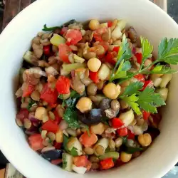 Chickpeas with Lentils