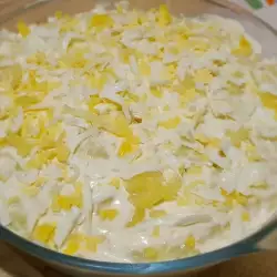 Salad with Mayonnaise and Cream Cheese