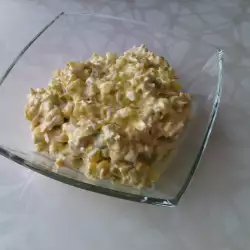 Meat Salad with Mayonnaise