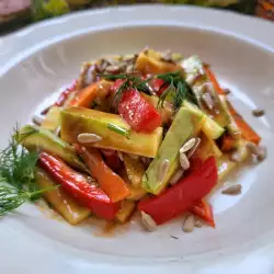 Zucchini Salad with Peppers